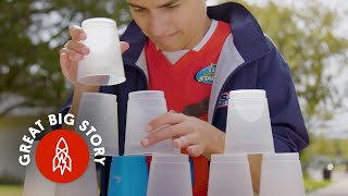 The Fastest Cup Stacker in Texas [upl. by Towers440]