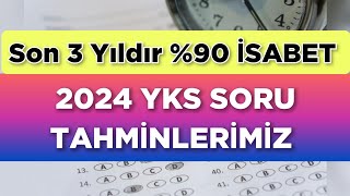 2024 YKS SORU TAHMİNLERİMİZ 🎯 [upl. by Earehc936]