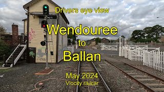 Drivers eye view Wendouree to Ballan May 2024 [upl. by Gae]