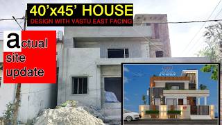 40x45  4 BHK  2 Units of 1BHK for Rent  200 Gaj  1800 sqft  4045 house plan 3d [upl. by Eirot]