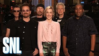 Saoirse Ronan amp U2 Cant Understand Kenan Thompson  SNL [upl. by Ahsimat755]