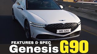 2022 Genesis G90 2023 G90 USA  Features and spec Details [upl. by Eeralav835]