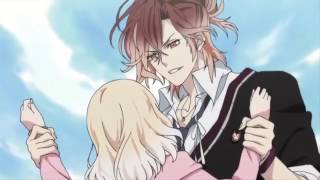 Diabolik Lovers  Yuma and Yui Bite Scene  Eng Sub [upl. by Doowle683]