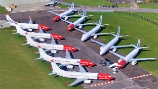 Stored Aircraft at Kemble Cotswold Airport October 2021 [upl. by Akkinahs]