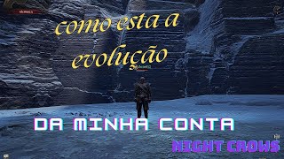 RESUMO DA MINHA CONTA NO NIGHT CROWS [upl. by Anuahsal]