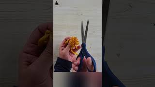 How to Make Pom Pom With HandBeautiful Flower Decor Idea Yarn Craft diyyarn [upl. by Zachariah]