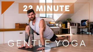 22 Minute Full Body Gentle Yoga Practice for Beginners and Athletes [upl. by Eeluj]