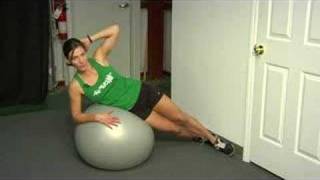 Stability Ball Combination Exercises  Stability Ball Exercises Oblique amp Abs [upl. by Kowatch]