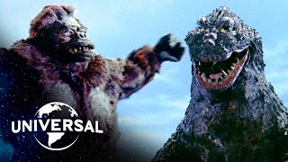 King Kong vs Godzilla 1963  The Original Fight on Mt Fuji [upl. by Hanforrd]