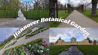 Hannover botanical Garden  Garden walking tour  Walking Tales [upl. by Otilopih]