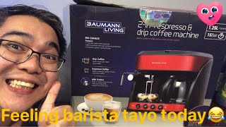 2in1 espresso amp drip coffee machine by Baumann Living  BEST COFFEE MACHINE [upl. by Eneluj65]