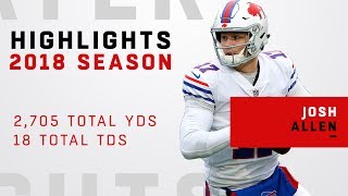 Josh Allens FULL Rookie Highlights in 2018 [upl. by Myrtia57]