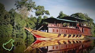 Wow Borneo Jungle River Cruise [upl. by Wheelwright234]