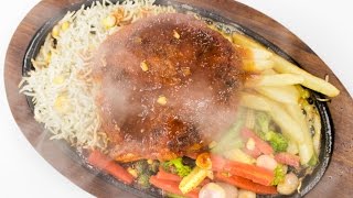 Veg Sizzler Recipe  Best Indian Restaurant Style Vegetable Aloo Tikki Sizzler Recipes Veg [upl. by Jeniece]