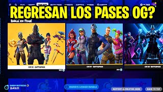 FORTNITE TEMPORADA 5 PASE DE BATALLA   ¿REGRESAN LOS PASES DE BATALLA OG A FORTNITE [upl. by Kalila]