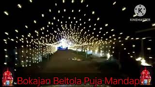 Bokajan Beltola Puja Mandap durgapuja Bokajan kurmivlogs [upl. by Axia]