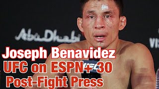 Joseph Benavidez extremely emotional talks retirement  UFC on ESPN 30 [upl. by Walter]