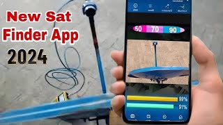 Best Sat Finder App for All Satellite 2024  How To dish Setting With Mobile [upl. by Arnon989]