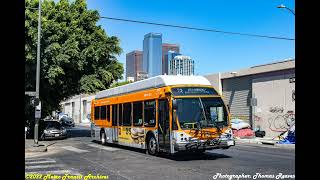 Los Angeles MTA 2019 ENC Axess CNG BRT 1608 [upl. by Aicekal]