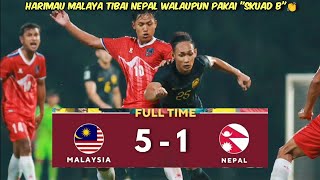 Harimau Malaya BELASAH NEPAL🔥 Highlights Malaysia vs Nepal 51  Friendly Match Tertutup 2024 [upl. by Relyuc]