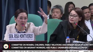 ALICE GUO SENATE HEARING  ESKAPO TAKAS 🚢 YATE ✈️ aliceguo 🇵🇭 [upl. by Lynnworth]