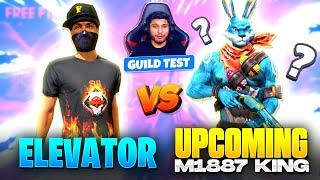 Elevator ff vs 14 Year Old M1887 King 👑  1 vs 1 Testing 😱  Garena Free Fire [upl. by Leruj956]