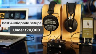 Best Headphone Setups for Audiophiles Under Rs 20000 Including DAC  AMP  Headphone [upl. by Alihs]