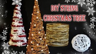 DIY String Christmas Tree [upl. by Anerul]