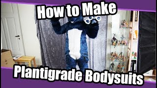 Tutorial 15 Plantigrade Bodysuit for Fursuit  PDF Pattern [upl. by Buddie]