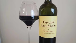 0544  Vinho Cuvelier Los Andes Grand Malbec 2017 vinho vino wine [upl. by Lemuel]