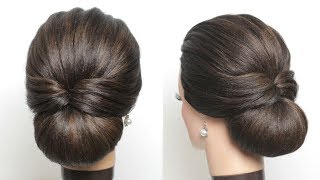 New Simple Bridal Hairstyle For Long Hair Easy Wedding Updo [upl. by Thevenot987]