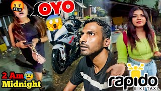 OYO sa Ladki ko Raat ka 2 bja😓💔 RAPIDO 🏍️ Food Delivery Boy on Superbike🙏😇EARNING💸 [upl. by Volnak446]