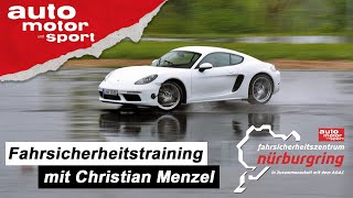 Besser Autofahren Fahrsicherheitstraining mit Christian Menzel  auto motor und sport [upl. by Halliday]