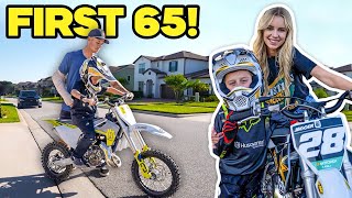 JAGGER CRAIG’S FIRST 65cc DIRT BIKE Learning To Clutch amp Shift [upl. by Oenire]