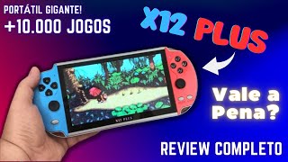 REVIEW X12 PLUS  CONSOLE PORTÃTIL GIGANTE da ALIEXPRESS e SHOPEE  VALE a PENA [upl. by Pettiford]