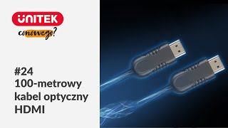 Co nowego 100metrowy kabel optyczny HDMI [upl. by Ettenal]