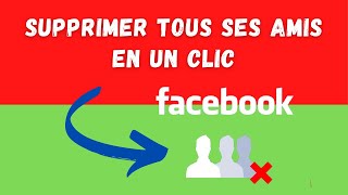 FACEBOOK Comment supprimer ses amis en un click [upl. by Batha817]