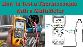 How to Test a Thermocouple with a MultiMeter  Quick and Easy Instructions [upl. by Audwin39]