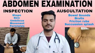 Abdominal Examination  Inspection and Auscultation [upl. by Wivinah]