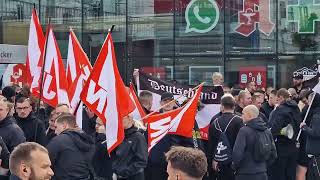 Demo Rechtsextremisten gegen CSD in Halle [upl. by Eikcaj]