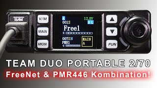 Volltreffer Team Duo Portable 270  FreeNet und PMR446 in einem Gerät mit Antenne Großer Test 🤩👍 [upl. by Guild]