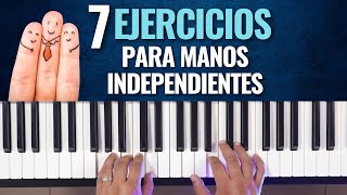 7 Ejercicios para Desbloquear la Independencia de tus Manos en el Piano [upl. by Yemorej]