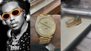 Offset Goes Rolex Shopping And Shows Off His Watch [upl. by Nilyak363]