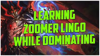 LEARNING ZOOMER LINGO WHILE DOMINATING S11 SMITE RANKED CHERNOBOG [upl. by Nalaf]