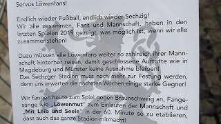 TSV 1860 München gg Braunschweig 26012020 Gemeinsam für Sechzig [upl. by Nytsirk782]