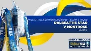 Dalbeattie Star 01 Montrose  William Hill Scottish Cup Second Round [upl. by Territus221]