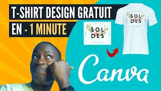 Canva Tuto 2  Créer une maquette pour vos designs tshirt sur Canva conception de tshirts Canva [upl. by Ballard170]