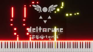 Lancers Theme  Deltarune Chapter 1  HARD Piano tutorial [upl. by Moon]