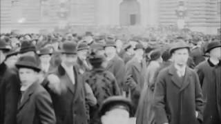 Demonstration vid riksdagshuset 1917 [upl. by Mikkanen943]