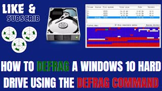 How to Defrag a Windows 10 Hard Drive Using the Defrag Command [upl. by Arihsaj942]